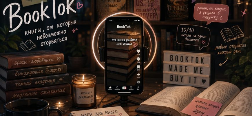 Что такое BookTok и как авторы продвигают в нём книги?