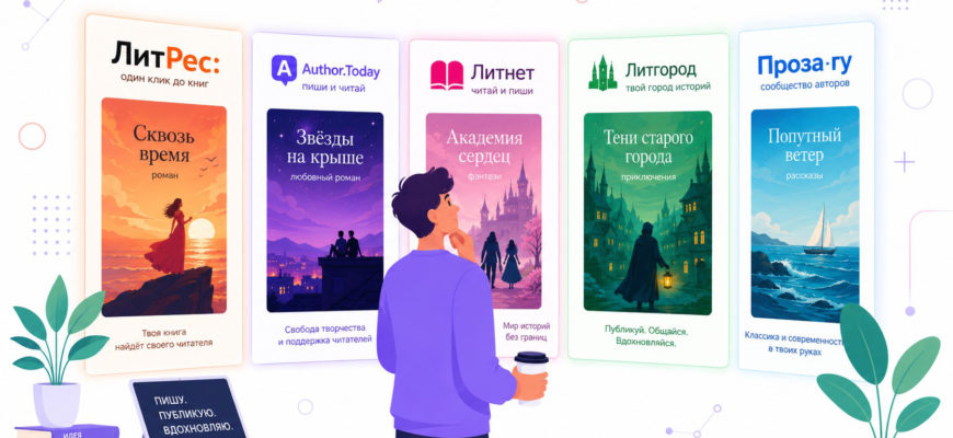 Где печататься сегодня: сайты самиздата для писателей