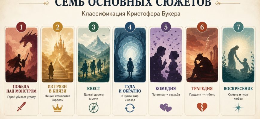 Семь сюжетов Букера: как устроены все истории на свете