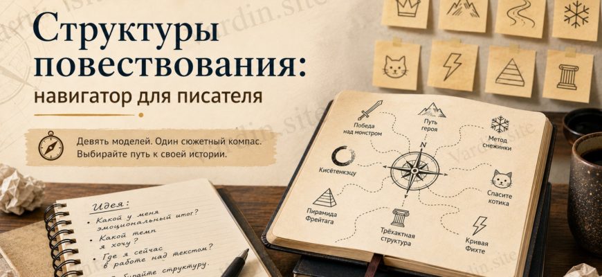 Структуры повествования: навигатор для писателя