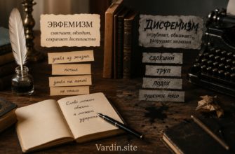 Эвфемизм и дисфемизм: два полюса литературной выразительности