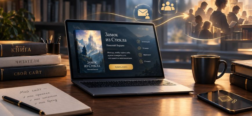 Как сделать сайт для книги?